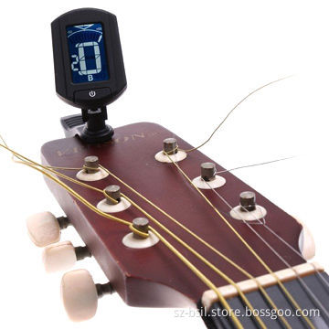 360-degree LCD Digital Chromatic Bass Violin Ukulele Guitar Tuner